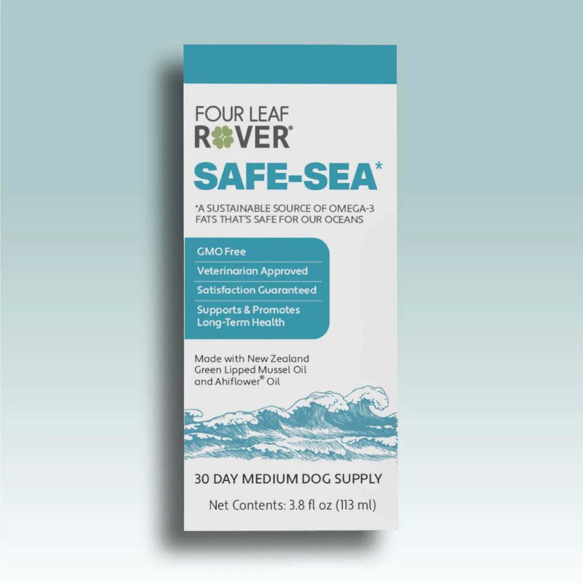 Four Leaf Safe-Sea - Green Lipped Mussel Oil For Dogs 113ml