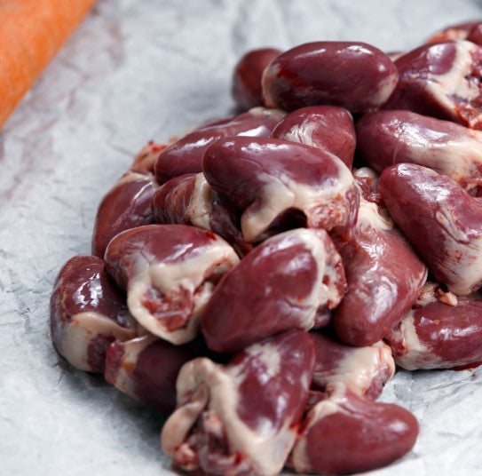 All Natural Ontario Grade A Raw Duck Hearts 1lb