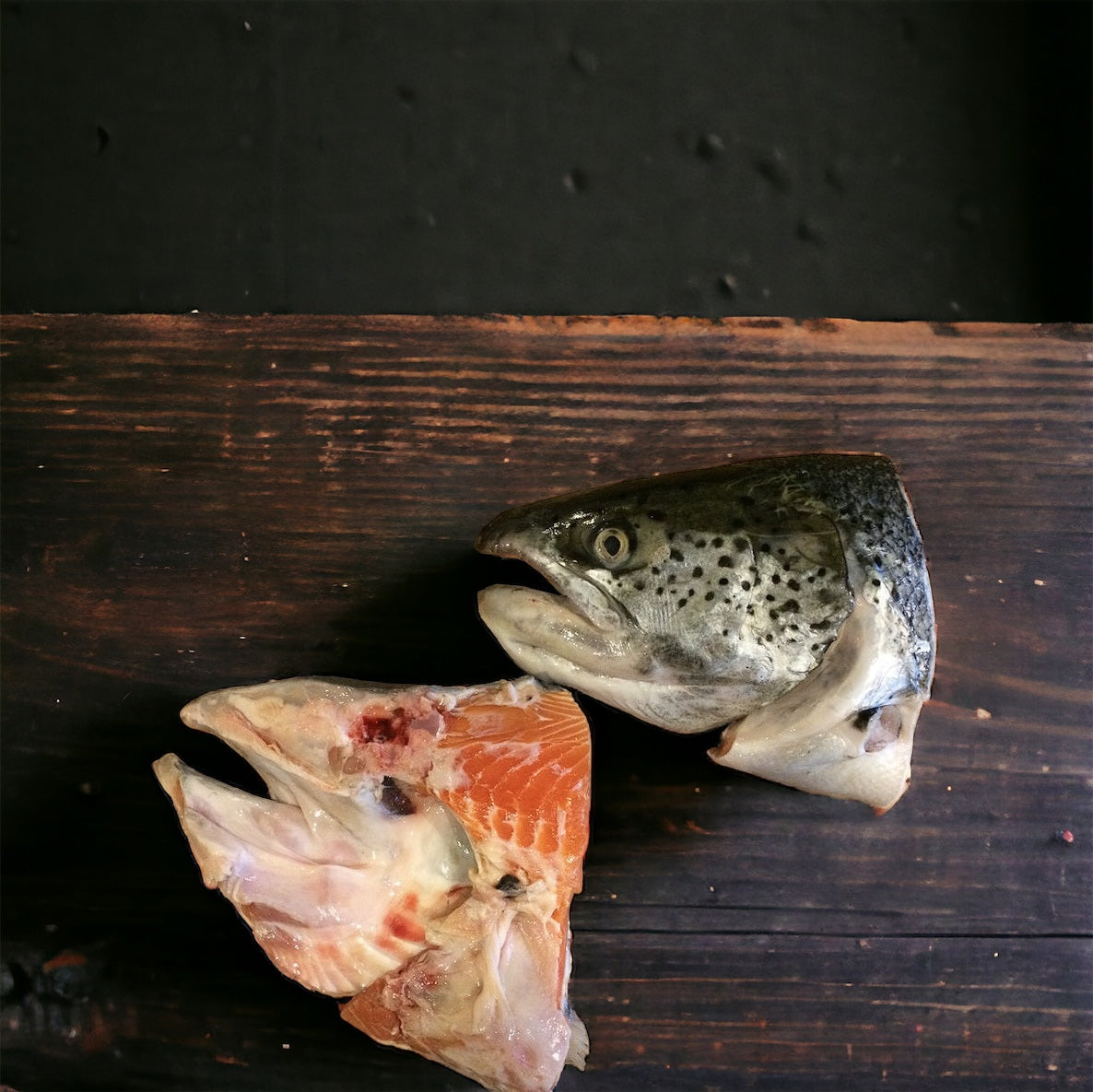 Salmon Head Half - Raw