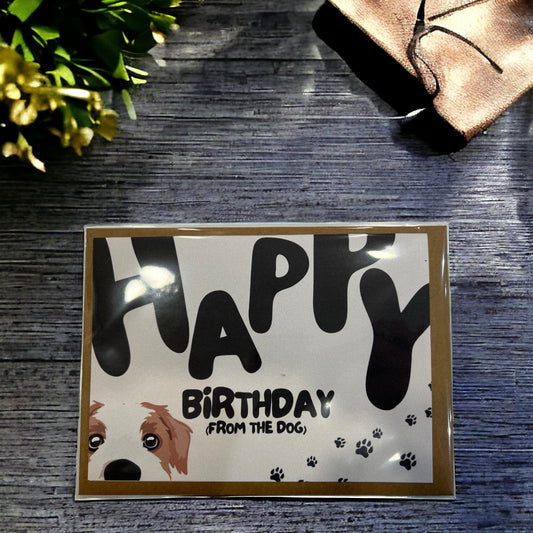 "Happy Birthday (From The Dog)" Card