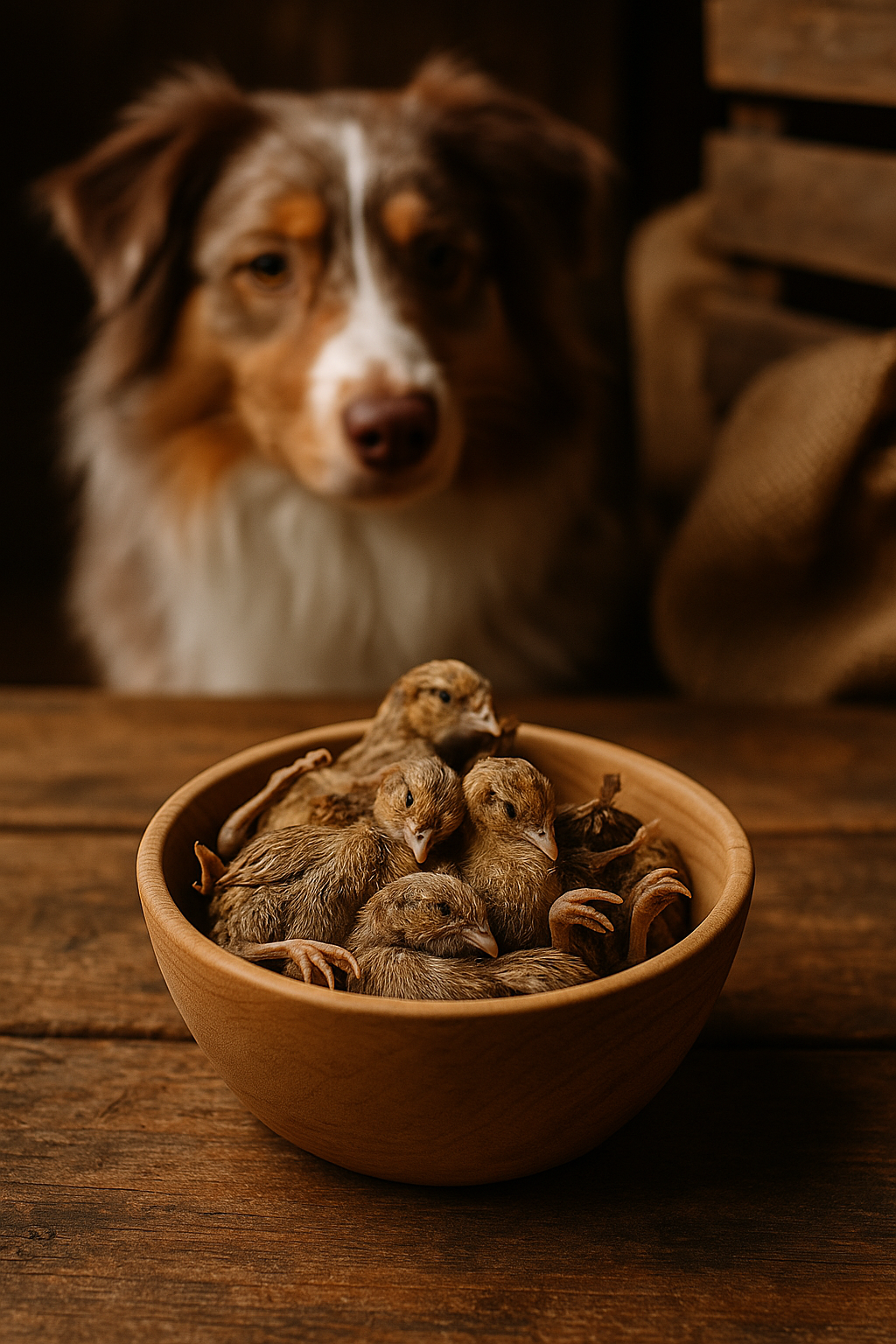 Raw Quail Hatchlings